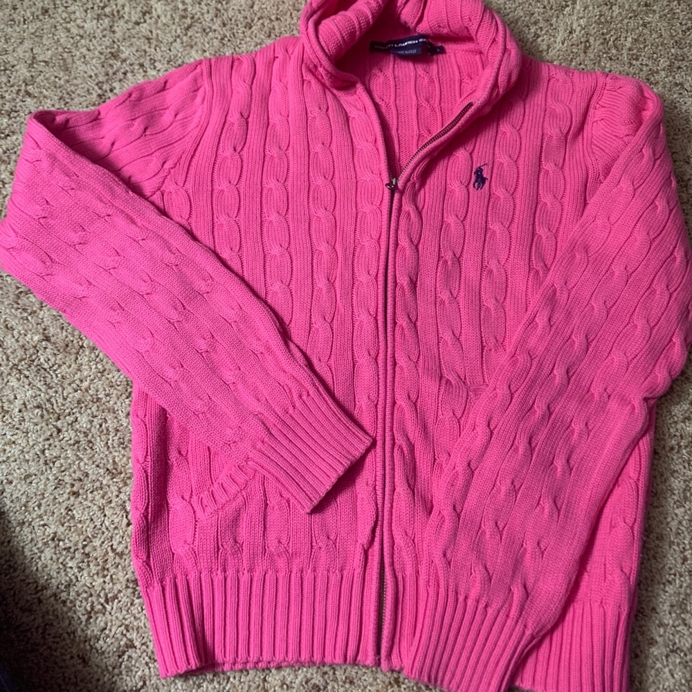 Ralph Lauren Sport Cable Knit Hoodie